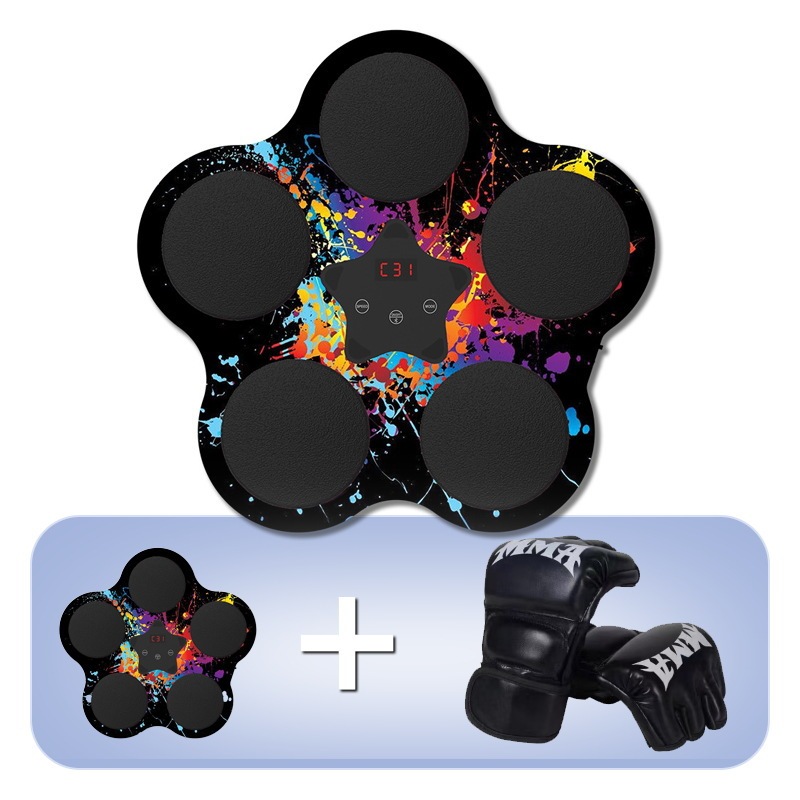 クロスボーダー音楽ボクシングターゲット子供用ボクシング壁ターゲットホームリアクトトレーナー減圧スマートBluetoothボクシングマシン|undefined