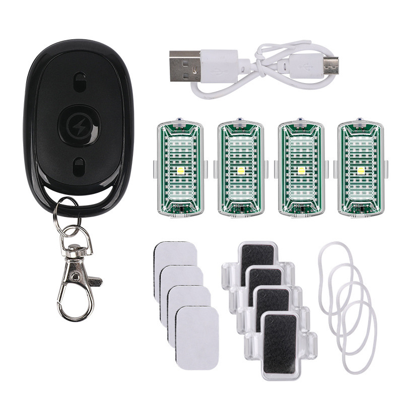 M6S gran capacidad automóvil motocicleta vehículo eléctrico luz de avión modificación UAV flash luz de advertencia al aire libre image 8