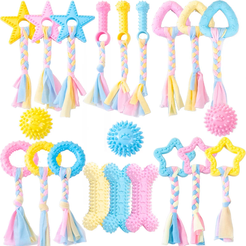 Макарун TPR ткань полоска для домашних животных собака молярная собака кусает клей