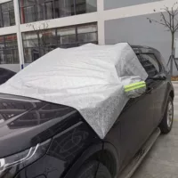 Переднее лобовое стекло автомобиля Защита от замерзания алюминиевая пленка автомобильный Снежный щиток со светоотражающей полосой зимний автомобильный Снежный щиток внедорожник