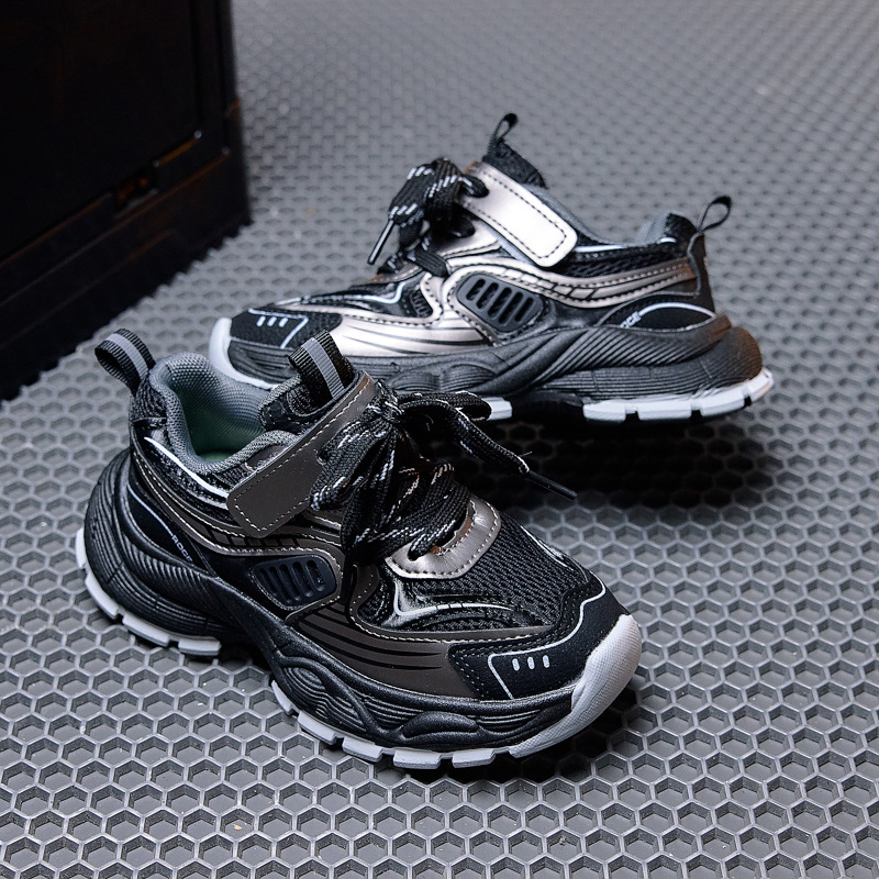 Zapatos deportivos infantiles de otoño 2026 zapatos infantiles niñas respirables zapatos de papá ecológicos zapatos de running casuales para niños