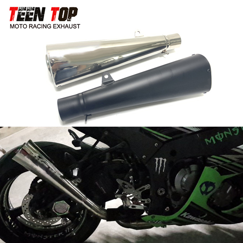 Suitable for Motorcycle Modified Exhaust Pipes, Suzuki Gsxr1300 R6 Er6N Retro Brock's Exhaust Pipe