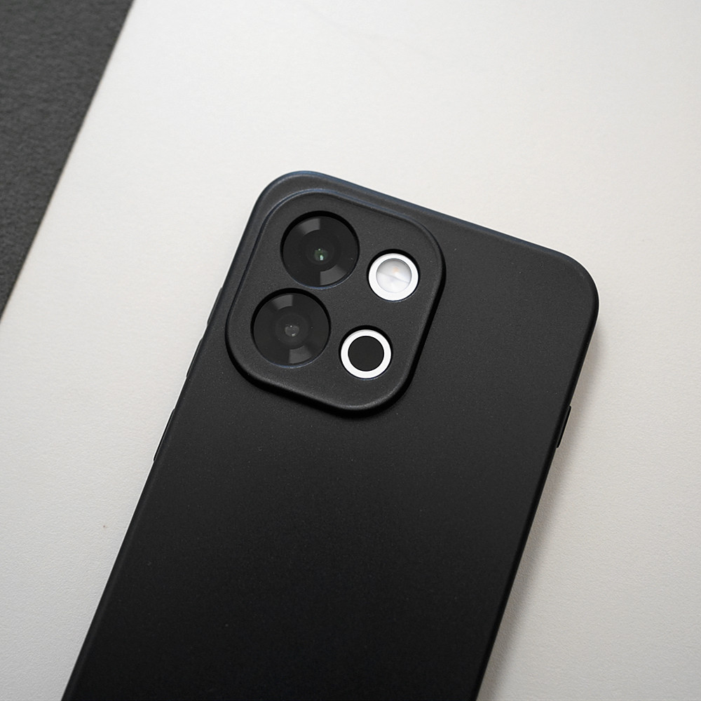 OnePlus 13T matte soft case black with fine holes