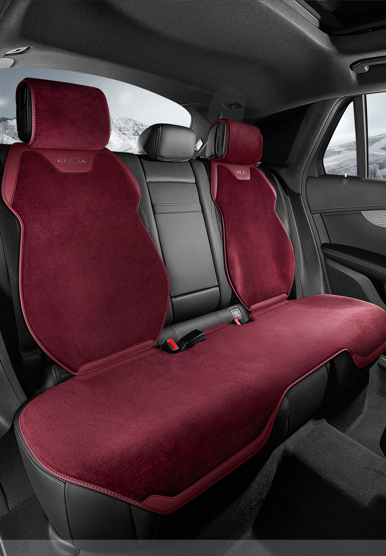 Plush Cushion Half-Pack Seat Cover Velvet Car Seat Cushion Winter Seat Cover Cross-Border E-Commerce Hot Selling Car Seat Cushion