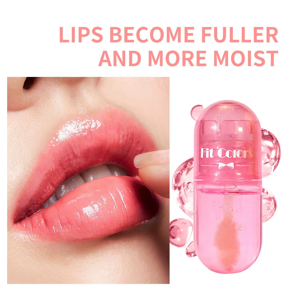 Fit Colors Capsule, блеск для губ, набор, питательный бальзам для губ, 3 штуки, увеличение объема губ, (торговля через границы)