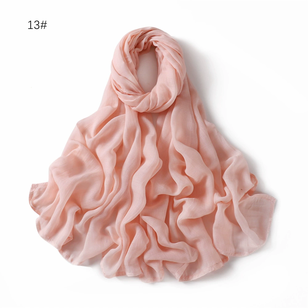 Хорошее ощущение пар rayon однотонный широкий край х/б хлопок лен однотонная малазийская хлопковая длинная косынка головной убор хиджаба
