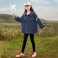 Детская одежда Бетти осень для девочек джинсовая куртка для детей модный топ 2024 осень и зима