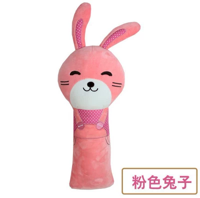 Seat belt shoulder pad – Safety Fixer Anti-Leveling Neck - pink-rabbit-45-50cm