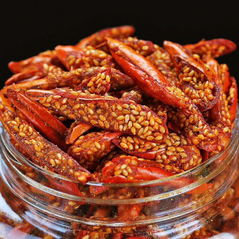 Crispy Guizhou specialty sesame Chili silk Crispy pepper Fried snack delicious food bottled