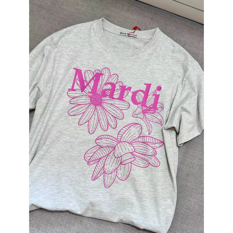 【カウンター品質】韓国マルディトレンドブランド半袖Tシャツリトルデイジードーマンプリントラウンドネックピュアコットンクロスボーダー|undefined