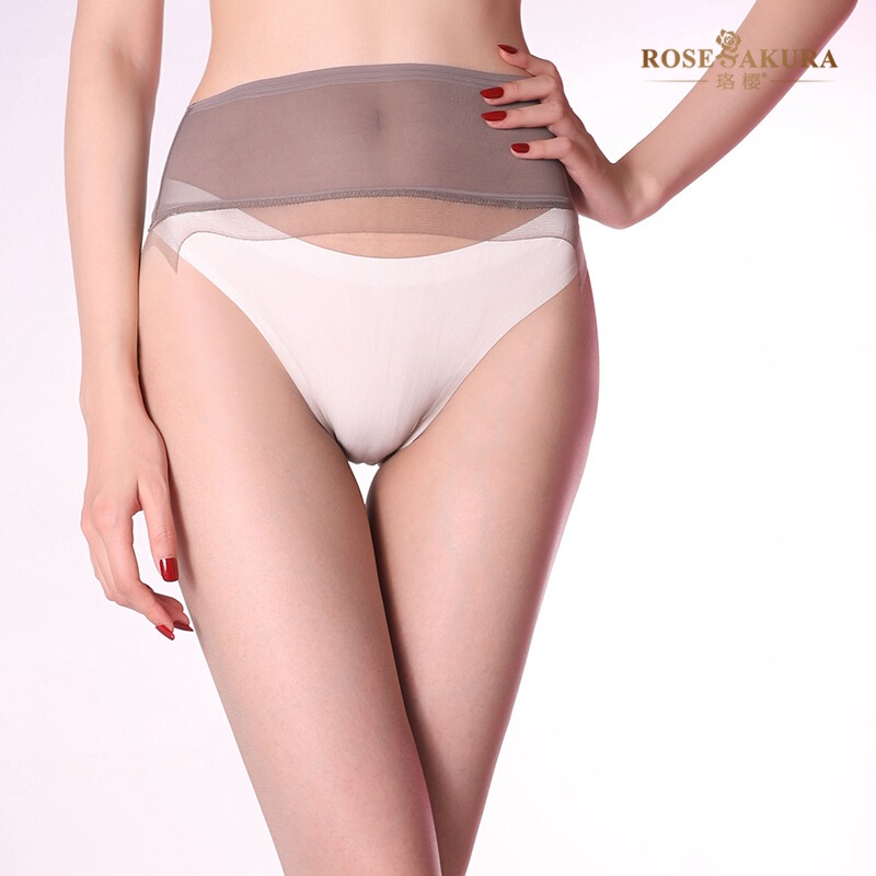 Luo Ying Seamless 0.1D Mesh Waist Deep Stocking 512 Needle Silk Smooth High Density Sexy Traceless Women's Summer Super Thin Stockings