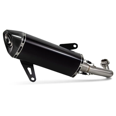 Suitable for Shengshi 368g 368D 368m 368K 368E Middle and Tail Section Motorcycle Exhaust Pipe Modification (Motorcycle exhaust pipe) - 368gdmke-middle-and-tail-section-set