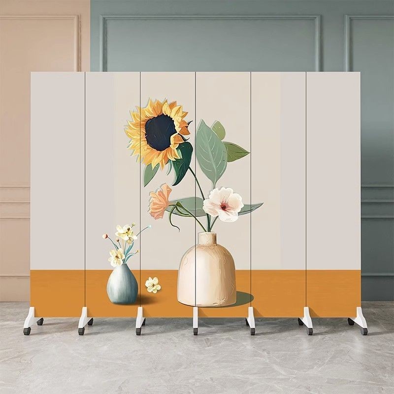 Screen Partition Living Room Foldable Mobile Hotel Entry Simple Bedroom Modern Living Room Blocking Partition Screen