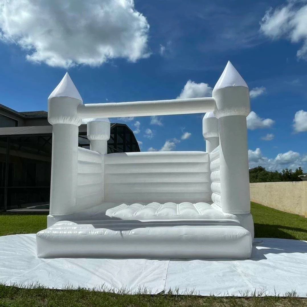 Castillo de bodas, castillo hinchable, parque infantil, trampolín grande al aire libre, tobogán, piscina, castillo travieso, equipo de entretenimiento image 2