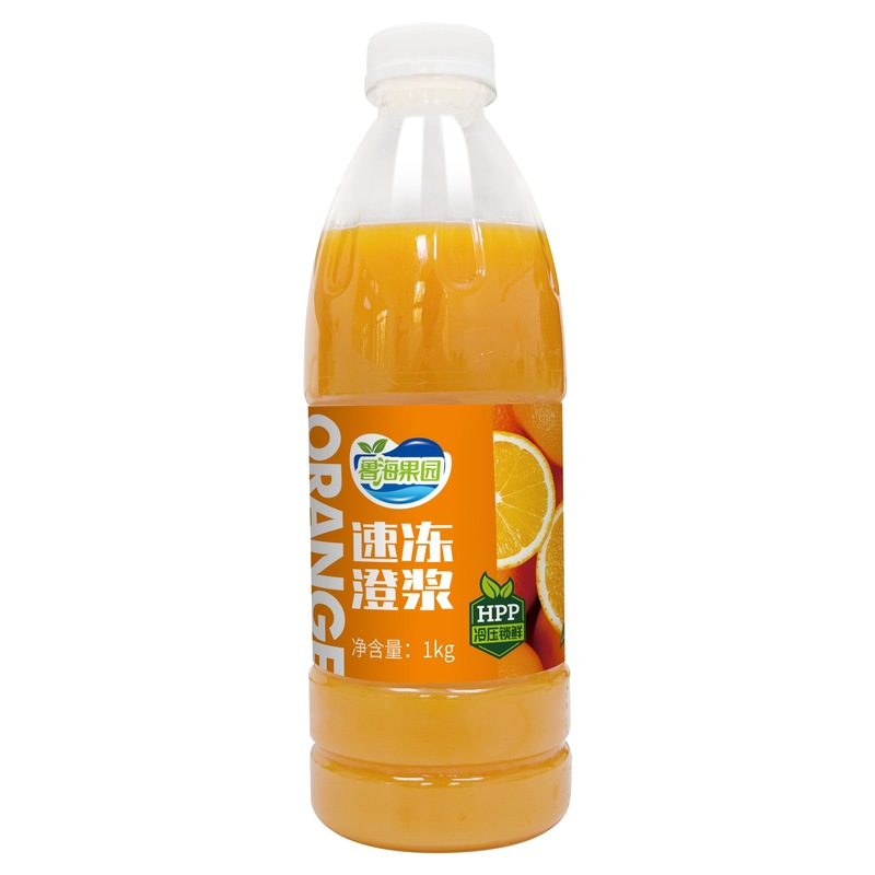 Lu Hai HPP 急速冷凍オレンジパルプボトル入り 1kg フルーツフリーオレンジジュースオレンジ C アメリカンスパークリングウォーター コーヒーミルクティー原料|undefined