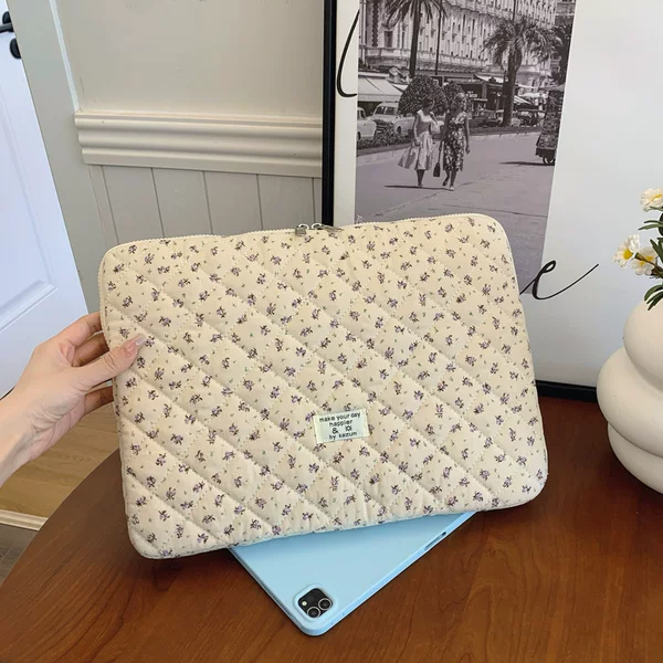 Floral Computer Bag 11inch iPad Pro Huawei 11.5 Tablet Protective Case Cover 14/ 15inch Notebook Storage Bag