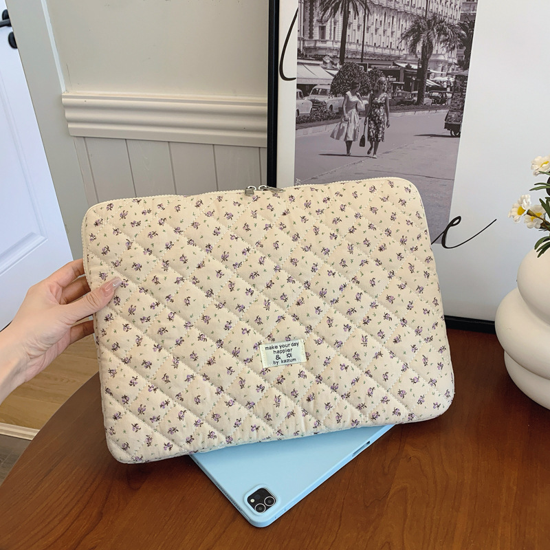 Floral Computer Bag 11inch iPad Pro Huawei 11.5 Tablet Protective Case Cover 14/ 15inch Notebook Storage Bag