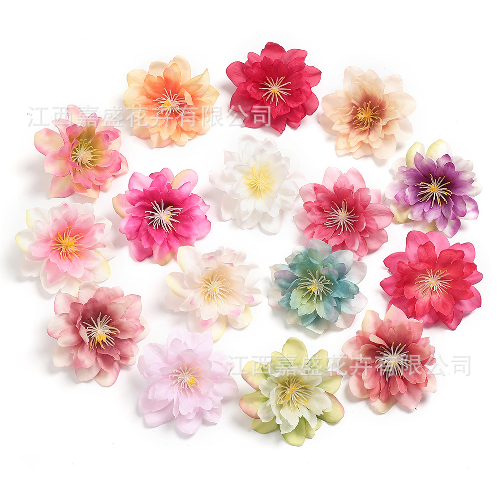 Simulated Peony Flowers, Handmade DIY Hairpin Accessories, Living Room Flower Arrangement, Home Decoration Gift Box Matchinging