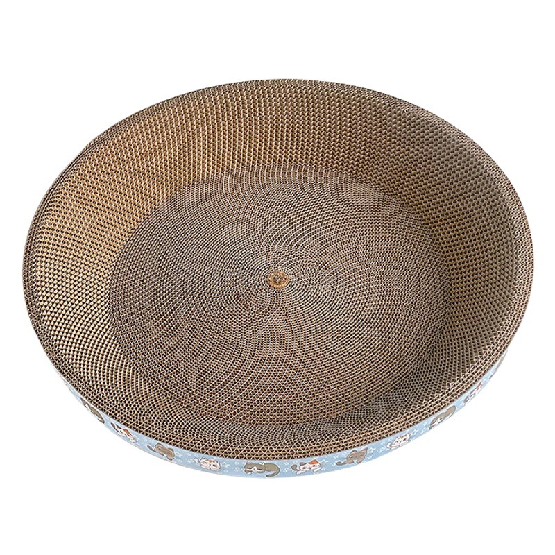 Gato tablero del rasguño gato nido integrado gato grande garra juguete corrugado resistente al desgaste resistente a los arañazos gato juguete para mascotas suministros