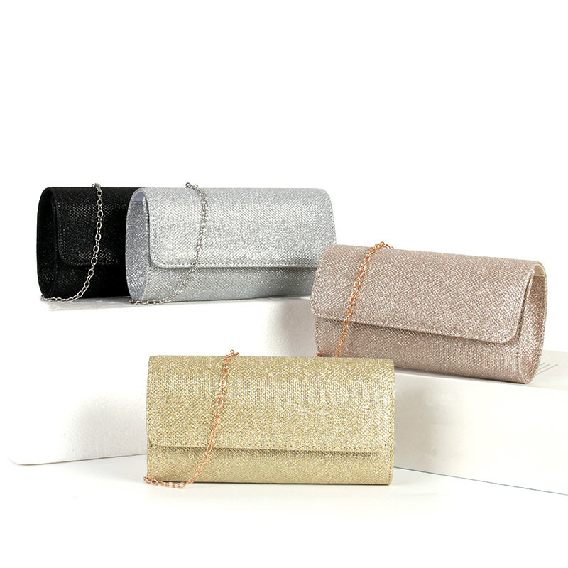 Cross-Border E-Commerce Dropshipping Factory Hand-Held Evening Bag Makeup Women's Bag Stitching Light Version Shiny One-Shoulder Cross-Body Evening Makeup Bag Cross-Border E-Commerce Dropshipping Factory Hand-Held Evening Bag Makeup Women's Bag Stitching Light Version Shiny One-Shoulder Cross-Body Evening Makeup Bag