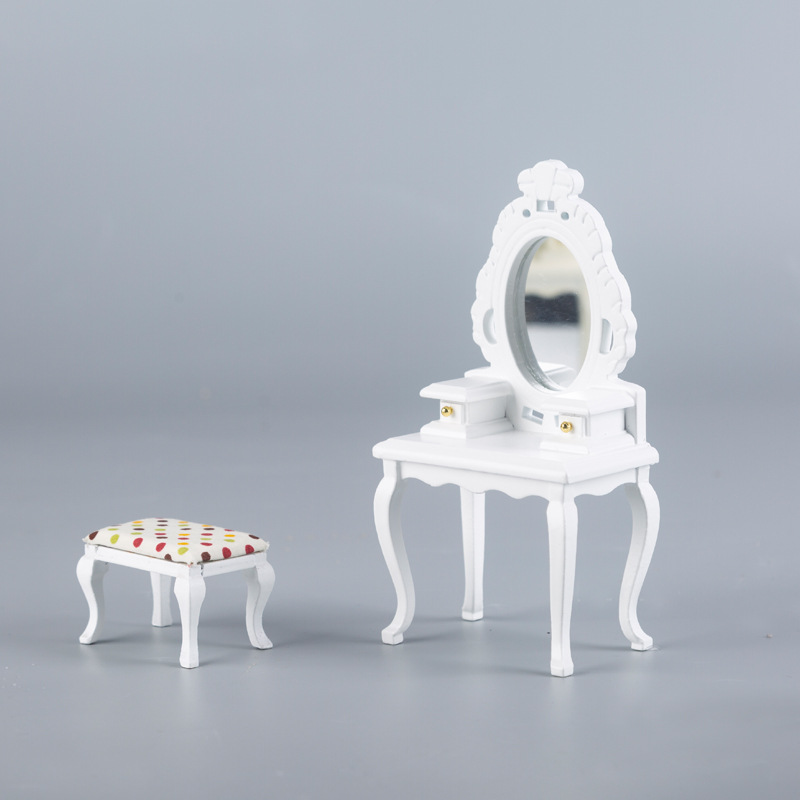 화이트 드레서 + 스툴