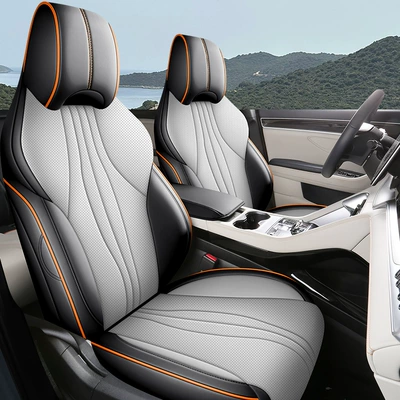 Four Seasons Pad Car Seat Cover Four Seasons - black-gray-standard-version-ckx-byd-sea-lion-05