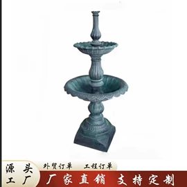 金属工艺品;喷泉水景;花盆容器
