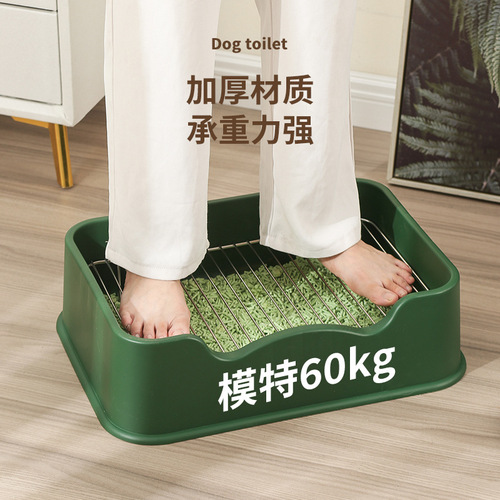 Large Dog Toilet for Teddy Pet Dogs, Non-Slip Steel Urinal for Small Breeds, Tailor-Made Toilet for Pomeranians