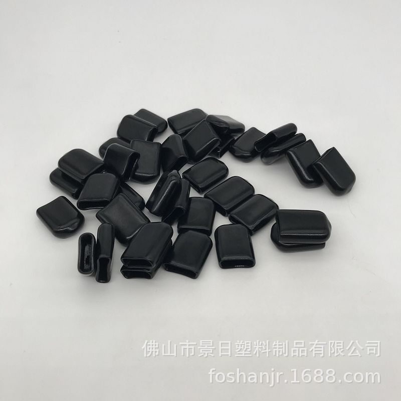 PVCフラットゴムプラグシールセット - ワンライン黒光沢ゴムキャップ/鉄芯軟質ゴム保護カバー/フラットカバー|undefined