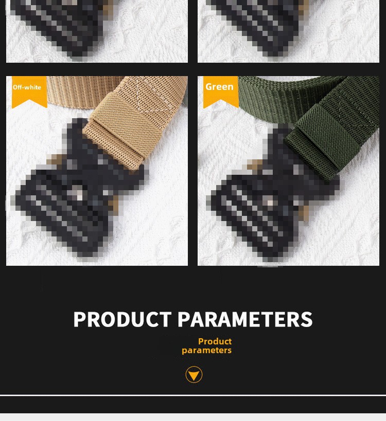 New all-match belt men's cobra buckle cloth belt sports tactical belt wholesale in stock men's belt high sense_viptrois.com