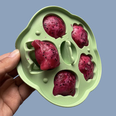 Factory Direct Sale High-Temperature Resistance Steamed Cake Mold with Cover Food-Grade Cartoon Silicone Baby Food Mold Kitchen Utensils Wholesale