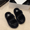 Slippers, demi-season winter footwear, internet celebrity, 2023 collection, plus size