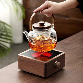 煮茶壶煮茶器新款加厚玻璃耐高温烧水泡茶白茶电陶炉煮茶炉