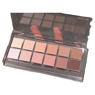 Joocyee酵色十二色眼影盘2024新款大地色眼影盘日常淡妆蓝色眼影