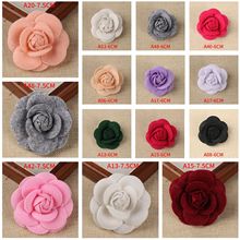 手工无纺布山茶花朵diy发饰发夹饰品配件高档胸花服装配饰批发花