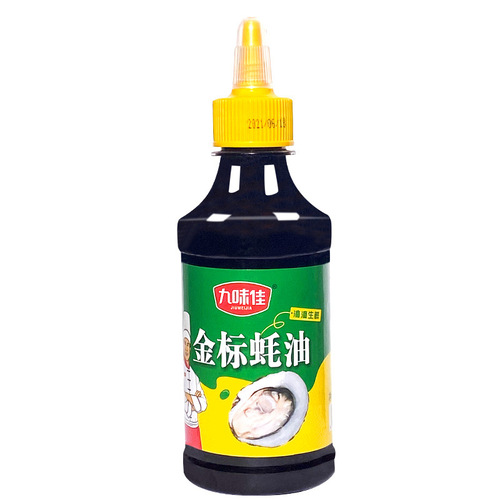Factory direct supply gold label oyster sauce 280g cooking pickled condiments Jiuweijia gold label oyster sauce