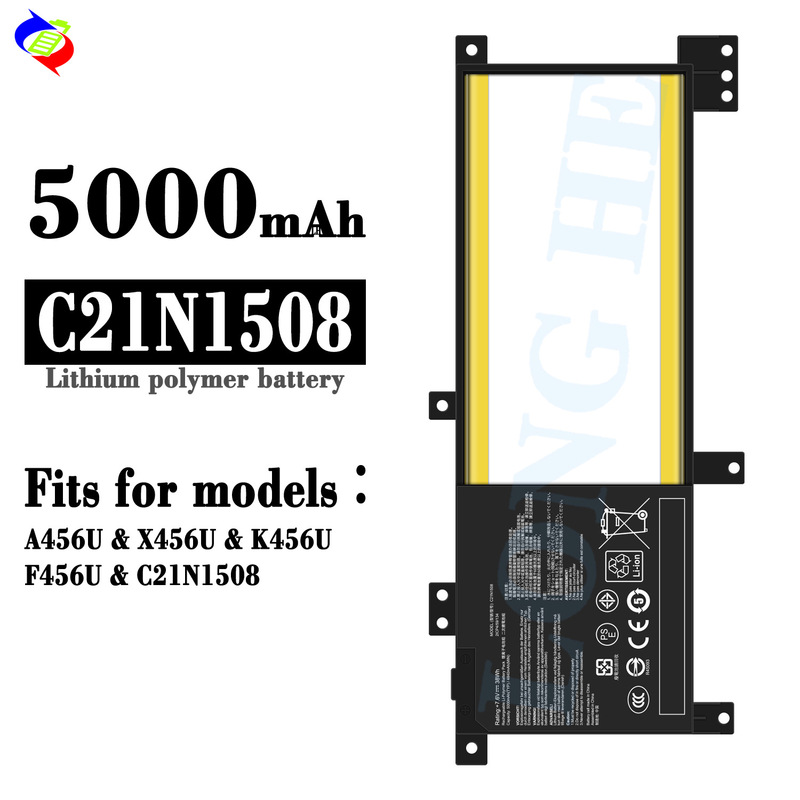 Suitable for Asus A456U/X456U/K456U/F456U Laptop Battery C21N1508 Factory Wholesale