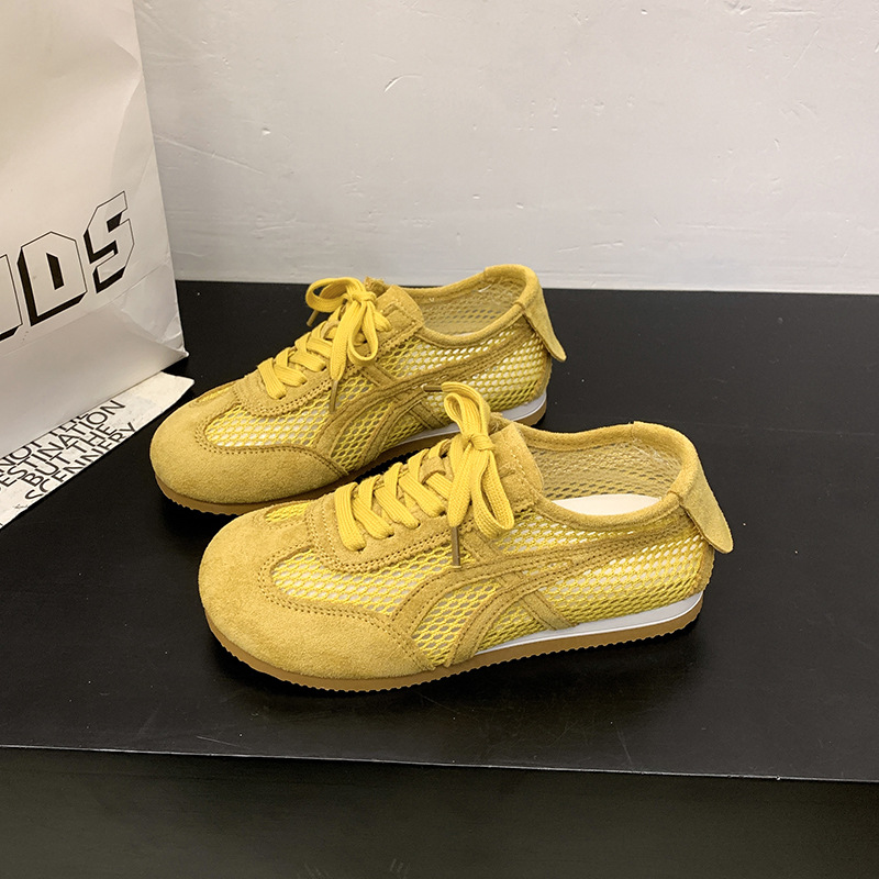 Desun Shoes Women's 2025 New Explosions Summer Mesh Casual Board Shoes Soft Sole Lightweight Not Tired Forrest Gump Shoes