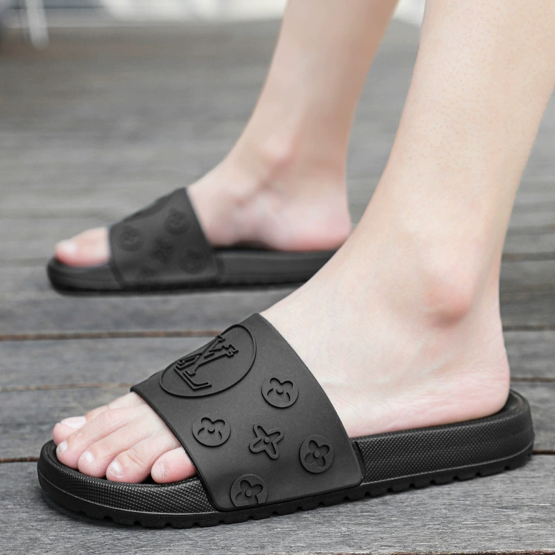 2025 Новый летний стиль носить повседневные прохладные тапочки мужская мягкая подошва домашняя ванная комната