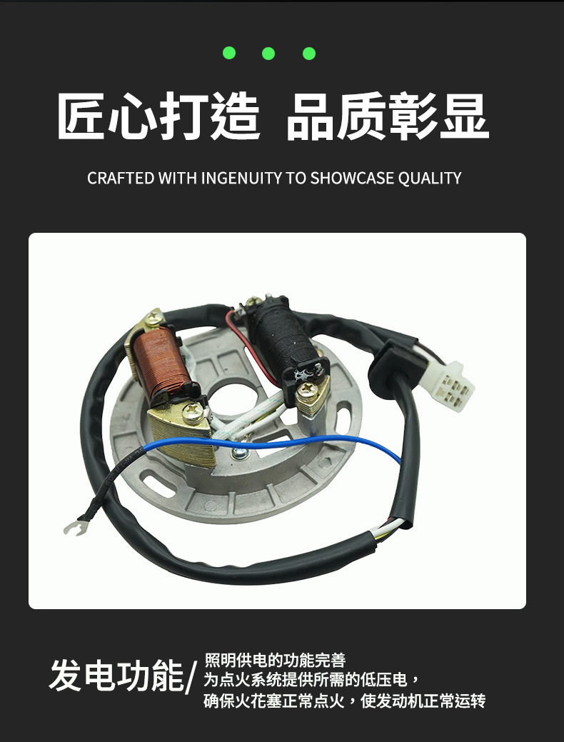 Motorcycle Magneto Coil Motorcycle Stator Motorcycle Electrical Devices FR80 AX100 2 COIL Manufacturers