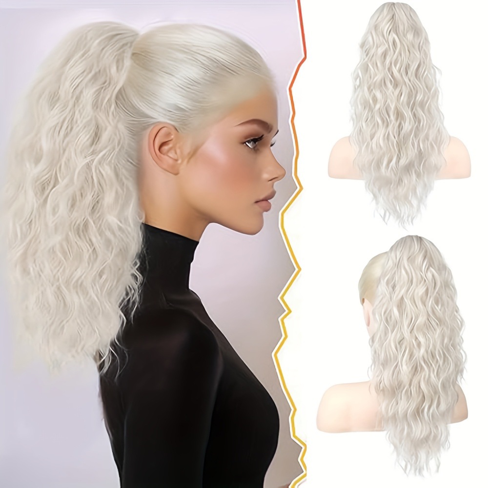 Syntetesch Päerdsschwanz Mat Klapp Fir Hoer_voghion.com