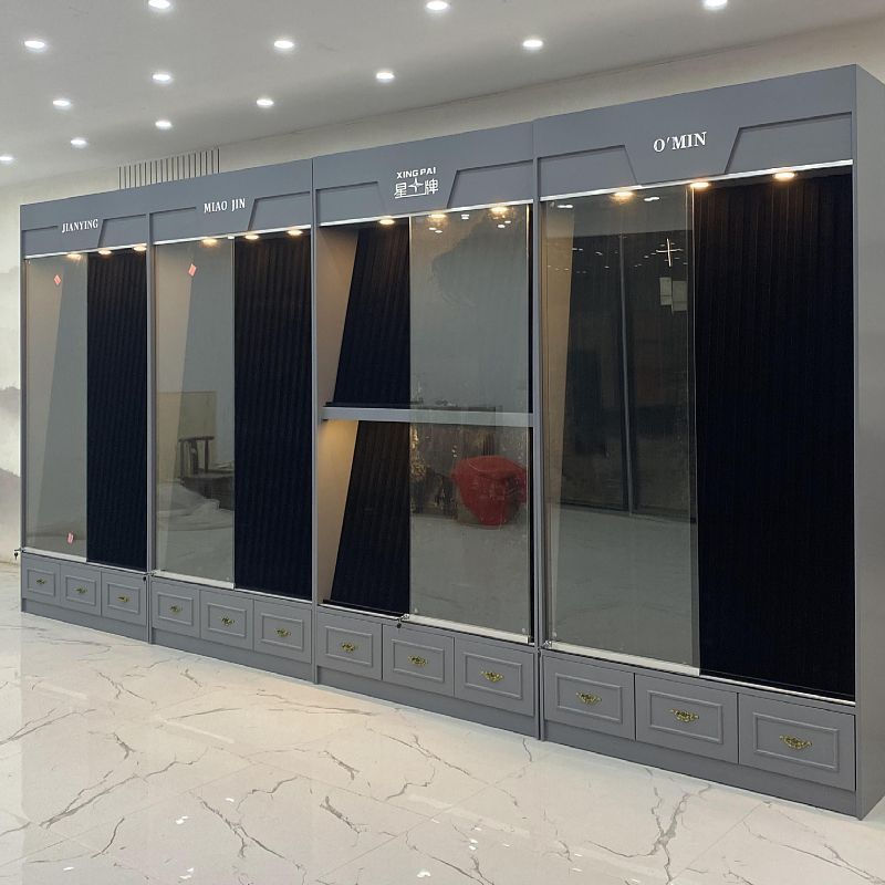 新款台球杆展示柜台球器材陈列柜球杆存放柜桌球杆柜台球室柜