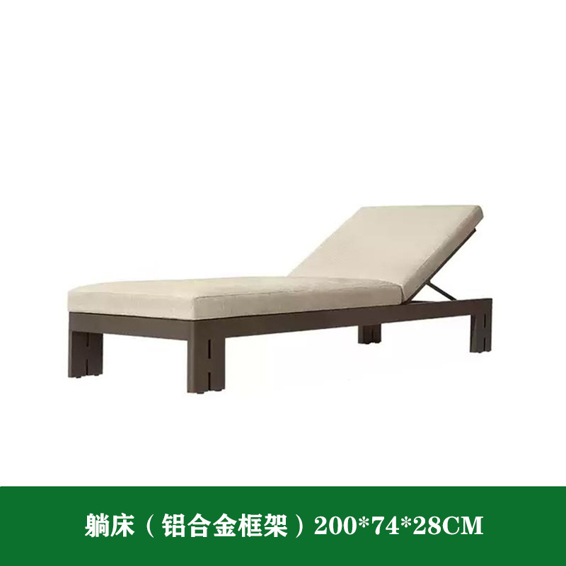 Cama tumbada (marco de aleación de aluminio)