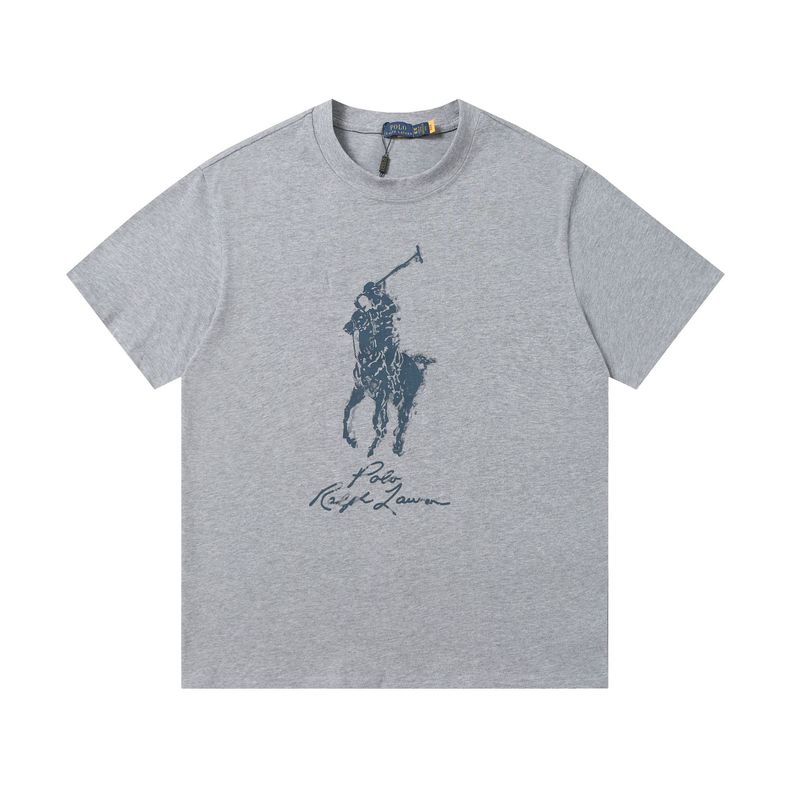 クロスボーダー ラルフローレン クラシック ベア プリント ラウンドネック 半袖 シンプル ファッション 万能 Tシャツ 男女兼用|undefined