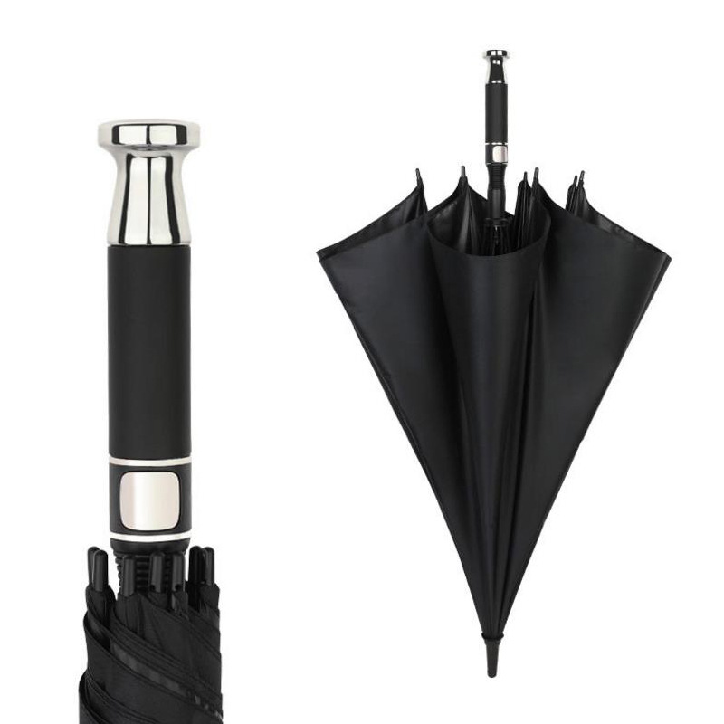 プラチナ傘柄-ブラック