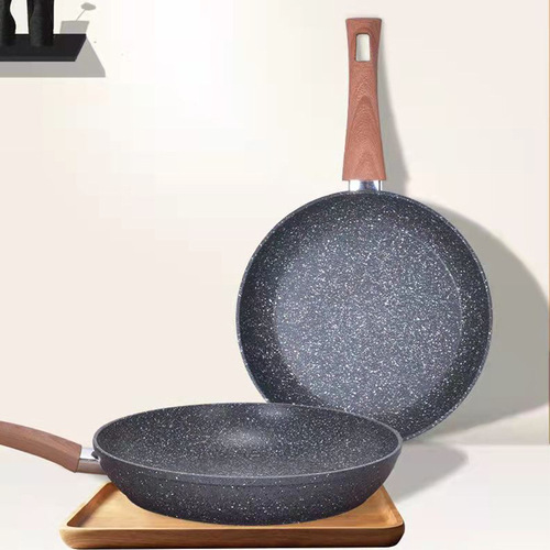 Medical stone frying pan, non-stick pan, household frying pan, steak and egg frying pan, gas stove, induction cooker, universal