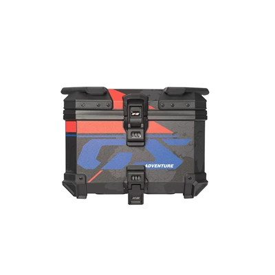 New model 45L motorcycle ABS plastic tail box with password lock, large quick-release motorcycle tail box No. 9 (Motorcycle trunk) - 45l02-model-password-lock-abs-tail-boxunfettered-journey