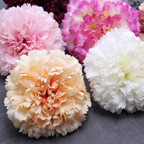High-end simulation carnation flowers Mother's Day Teacher's Day gift box decoration artificial flowers wedding props silk flowers