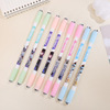 Creative light -emitting pencil Student student student transfer stroke decompression pen competition rotation pen can write cross -border net red models