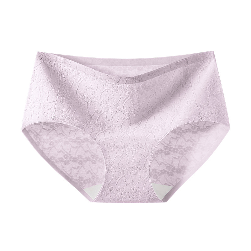 Ropa interior de algodón con horquilla alta 10A entrepierna antibacteriana entrepierna de algodón puro transpirable sin costuras 2025 nueva ropa interior de mujer sin pellizco